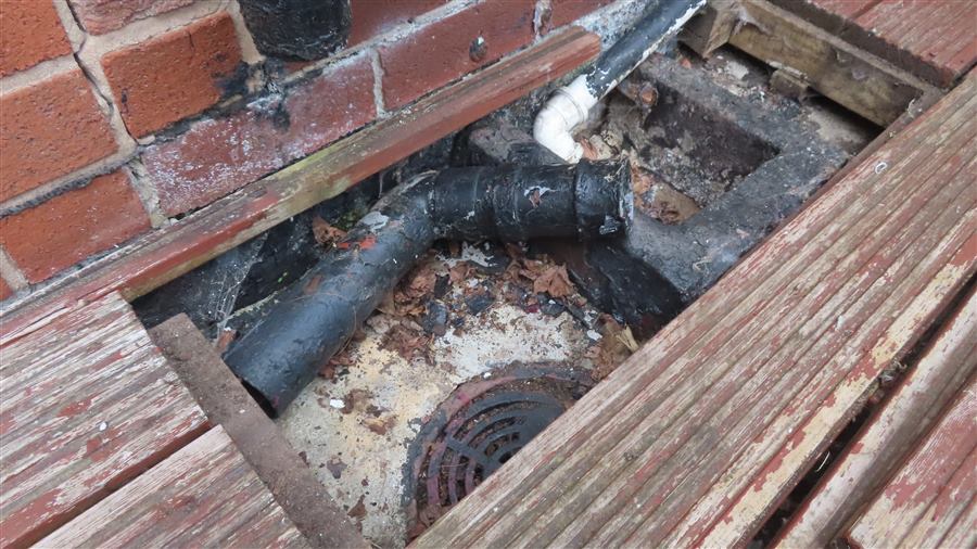 Inspection of a drainage channel