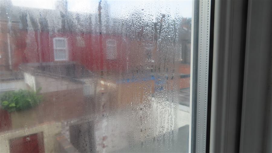 Failed double glazing with condensation between panes